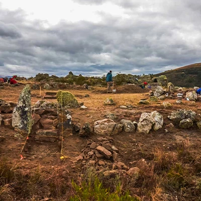 Descubren  plaza monumental en Cajamarca que tiene más de 5000 años